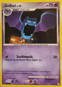 Pokémon-Karte Golbat 050/123