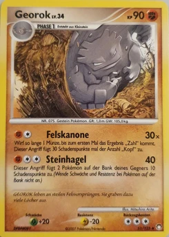 Pokémon-Karte Georok 051/123