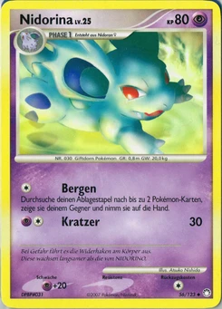 Pokémon-Karte Nidorina 056/123