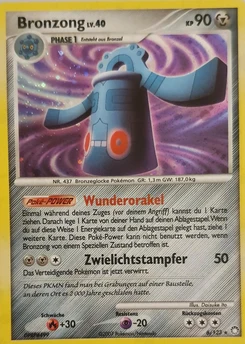 Pokémon-Karte Bronzong 006/123