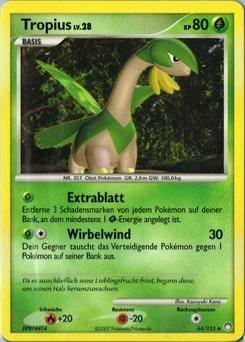 Pokémon-Karte Tropius 064/123