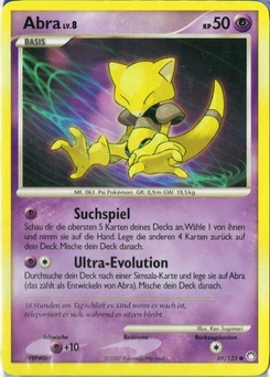Pokémon-Karte Abra 069/123