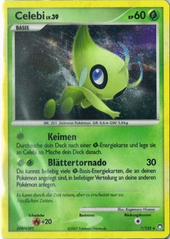 Pokémon-Karte Celebi 007/123