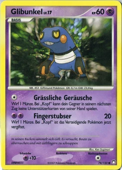 Pokémon-Karte Glibunkel 078/123