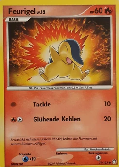 Pokémon-Karte Feurigel 079/123
