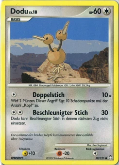 Pokémon-Karte Dodu 080/123