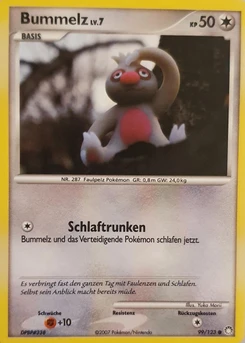 Pokémon-Karte Bummelz 099/123