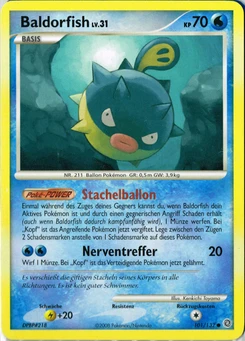 Pokémon-Karte Baldorfish 101/132