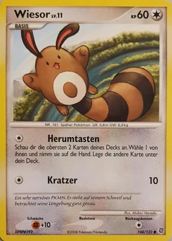 Pokémon-Karte Wiesor 104/132