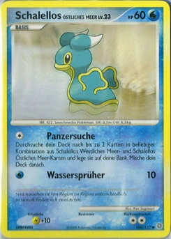 Pokémon-Karte Schalellos Östliches Meer 106/132