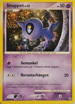 Pokémon-Karte Shuppet 110/132