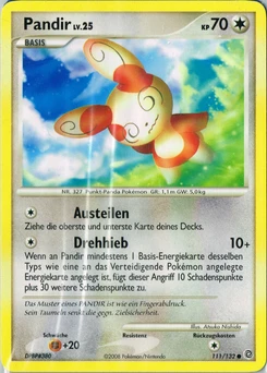 Pokémon-Karte Pandir 111/132