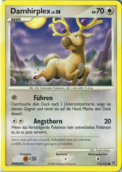 Pokémon-Karte Damhirplex 113/132