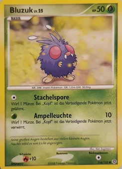 Pokémon-Karte Bluzuk 116/132