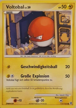 Pokémon-Karte Voltobal 117/132