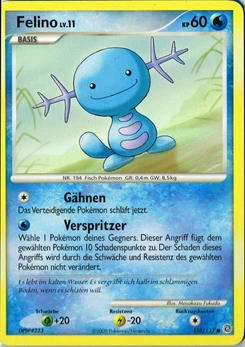Pokémon-Karte Felino 118/132
