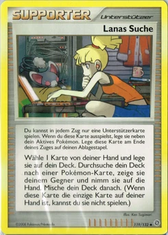 Pokémon-Karte Lanas Suche 119/132
