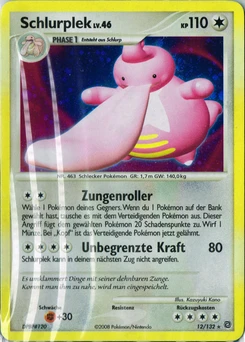 Pokémon-Karte Schlurplek 012/132