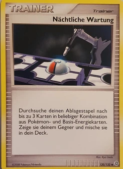 Pokémon-Karte Nächtliche Wartung 120/132