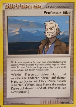 Pokémon-Karte Professor Eibe 123/132