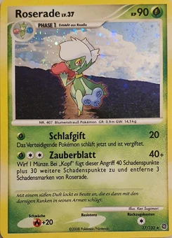 Pokémon-Karte Roserade 017/132