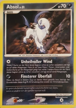 Pokémon-Karte Absol 021/132