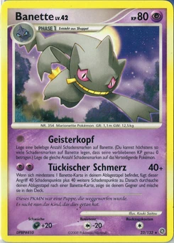 Pokémon-Karte Banette 023/132