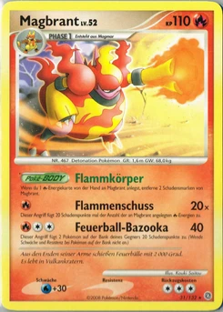 Pokémon-Karte Magbrant 031/132