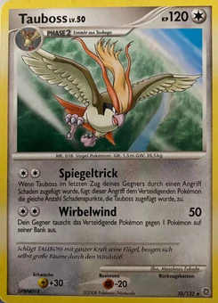 Pokémon-Karte Tauboss 035/132