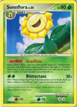 Pokémon-Karte Sonnflora 038/132