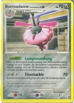Pokémon-Karte Burmadame Lumpenumhang 043/132