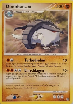 Pokémon-Karte Donphan 048/132