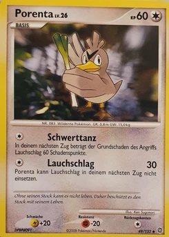 Pokémon-Karte Porenta 049/132