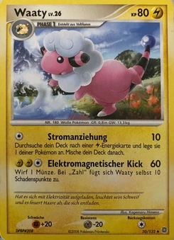 Pokémon-Karte Waaty 050/132
