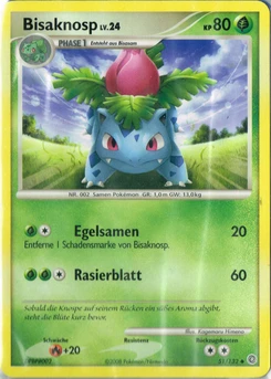 Pokémon-Karte Bisaknosp 051/132