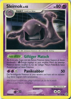Pokémon-Karte Sleimok 056/132