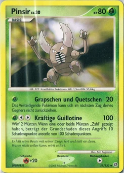 Pokémon-Karte Pinsir 059/132