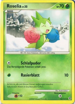 Pokémon-Karte Roselia 062/132