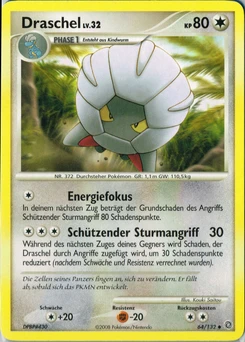 Pokémon-Karte Draschel 064/132