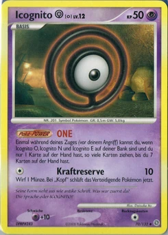 Pokémon-Karte Icognito O 070/132