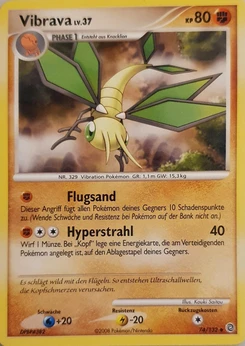 Pokémon-Karte Vibrava 074/132