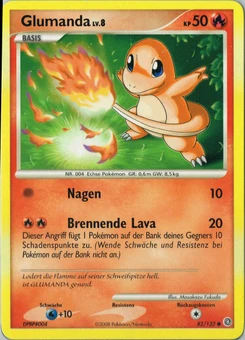 Pokémon-Karte Glumanda 082/132