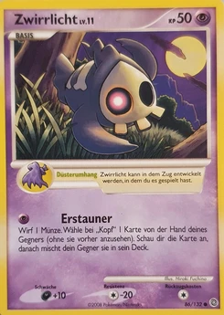 Pokémon-Karte Zwirrlicht 086/132