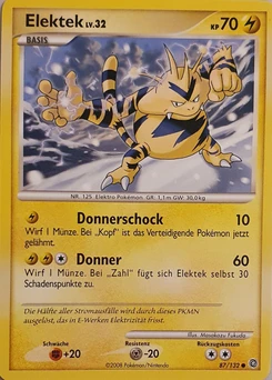 Pokémon-Karte Elektek 087/132