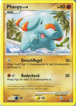 Pokémon-Karte Phanpy 098/132