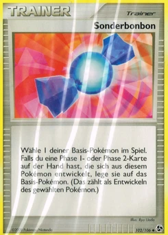Pokémon-Karte Sonderbonbon 102/106