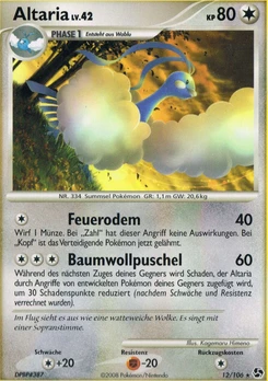 Pokémon-Karte Altaria 012/106