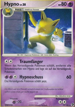 Pokémon-Karte Hypno 019/106