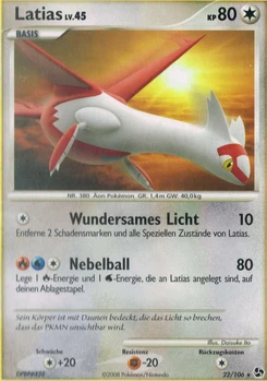 Pokémon-Karte Latias 022/106