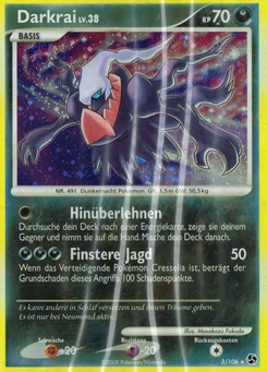 Pokémon-Karte Darkrai 003/106